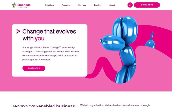 Screenshot of embridgeconsulting.com