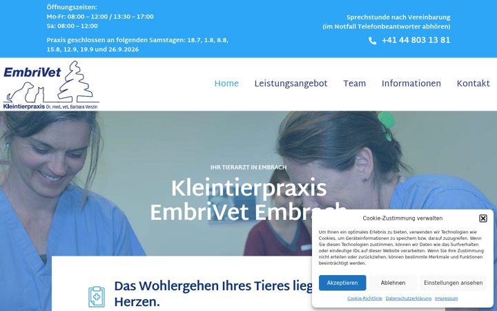 Skärmbild av embrivet.ch