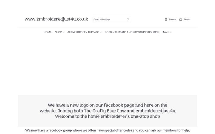 Screenshot von embroideredjust4u.co.uk