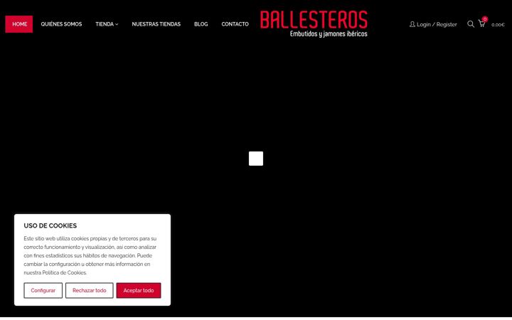 Screenshot of embutidosballesteros.es