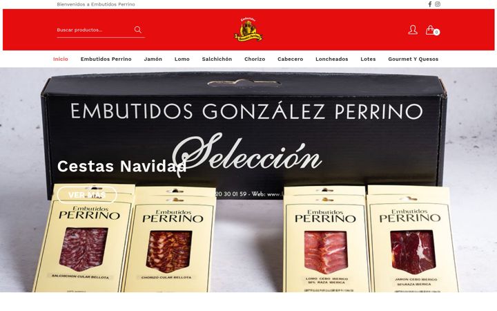 Screenshot of embutidosperrino.es