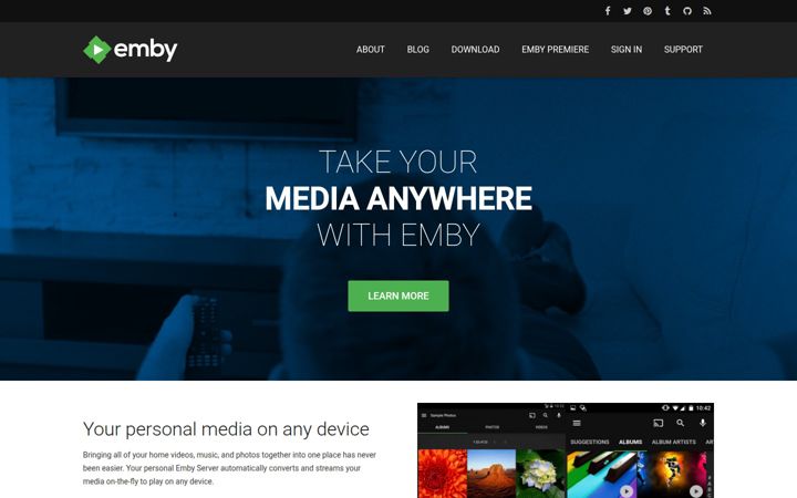 Screenshot of emby.media