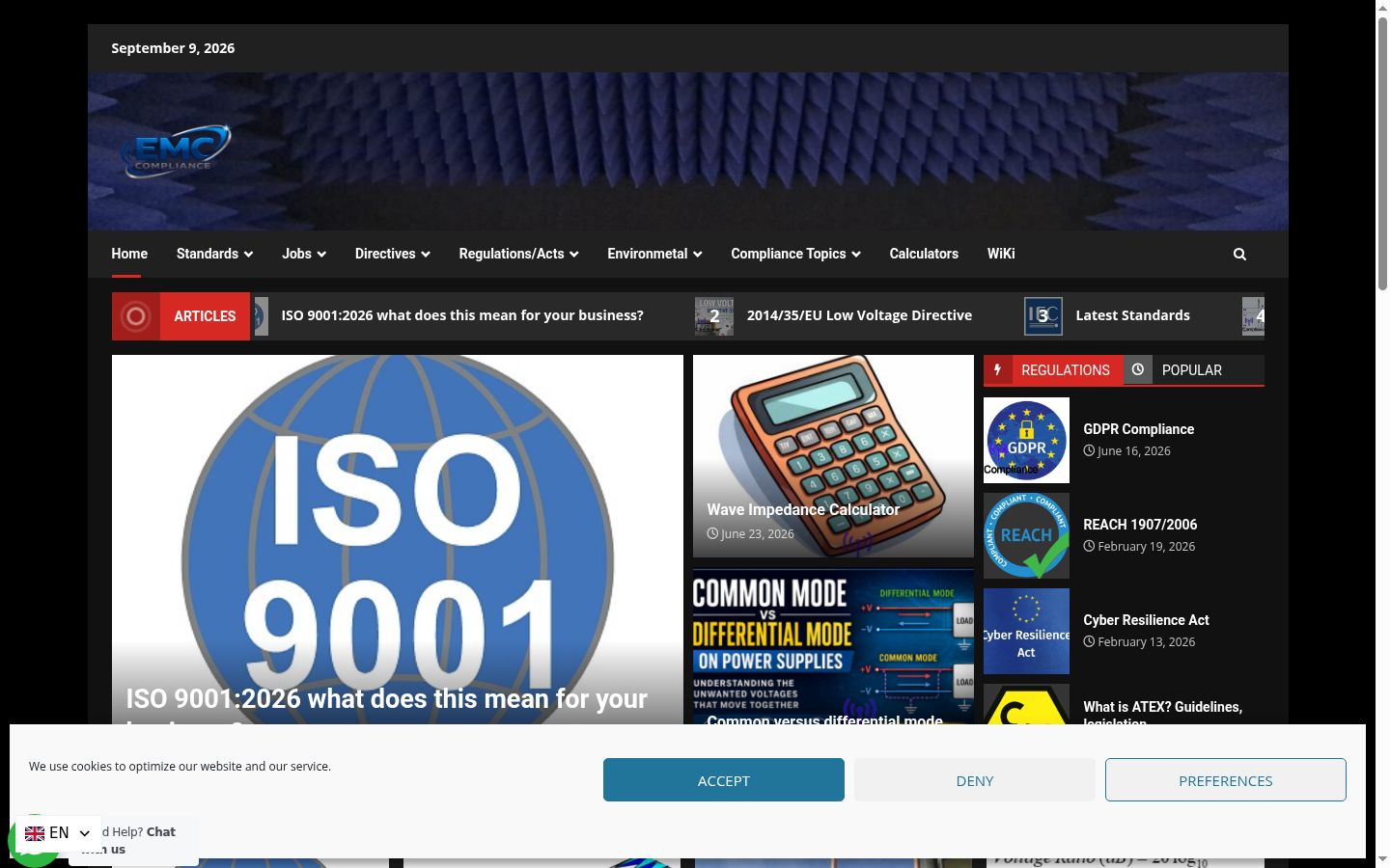 Screenshot des Einwilligungsbanners vor jeglicher Interaktion