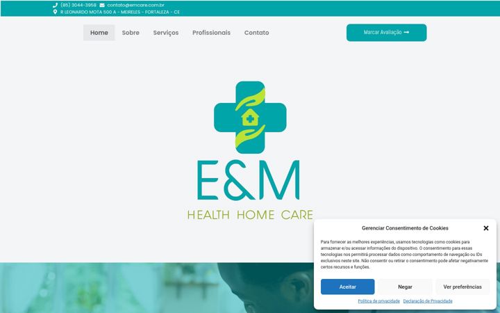 Екранна снимка на emcare.com.br