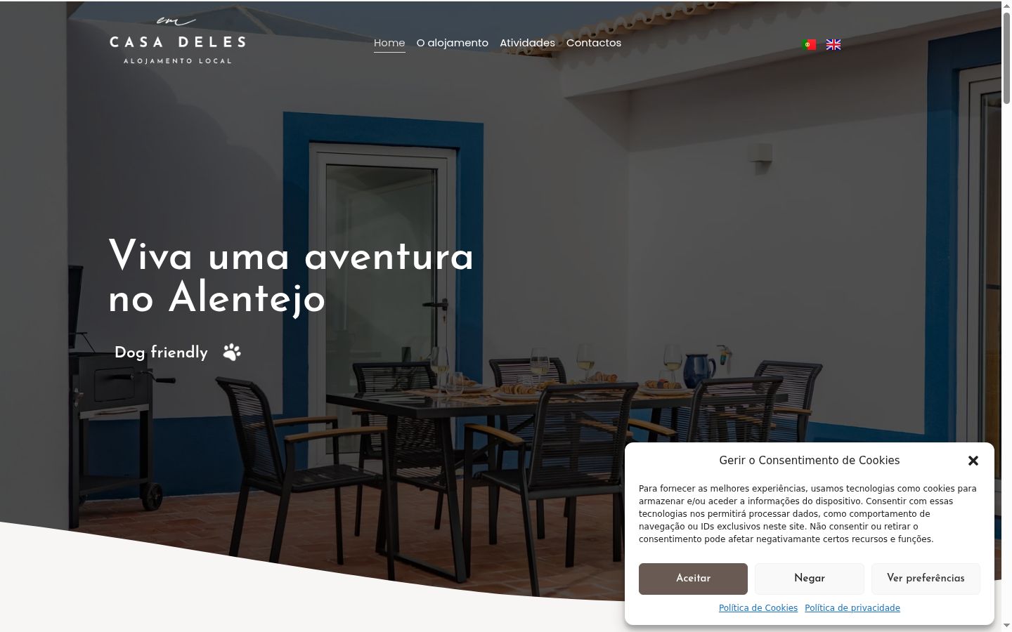 Screenshot tal-banner tal-kunsens muri qabel kwalunkwe interazzjoni