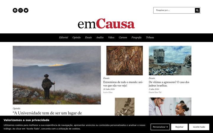 Screenshot of emcausa.org