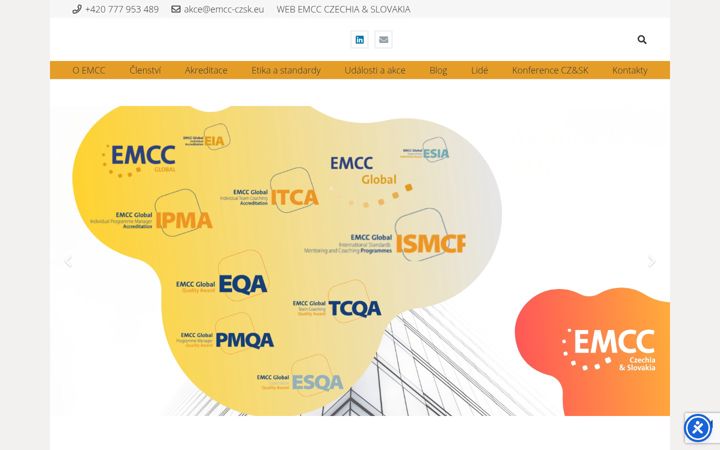 Screenshot of emcc-czsk.eu