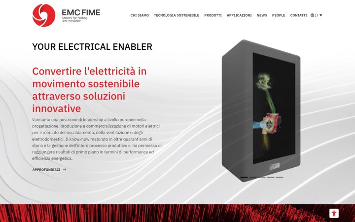 Screenshot of emcfime.com