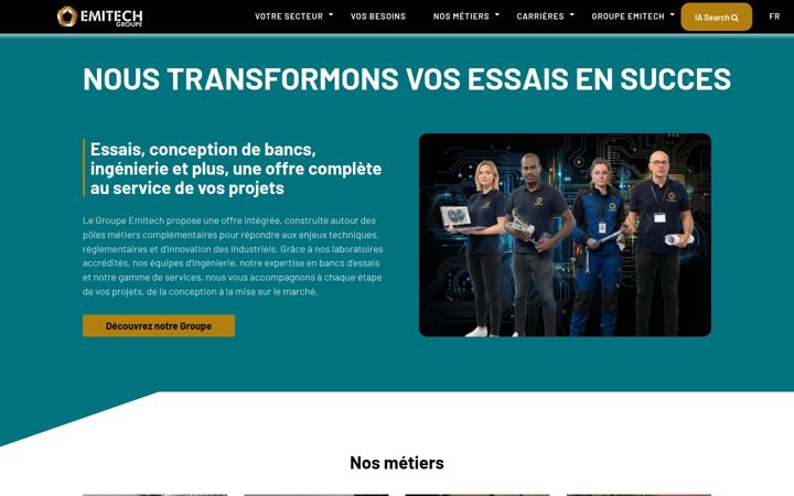 Screenshot of emcfrance.fr