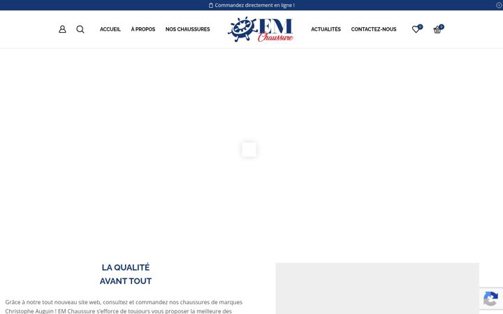 Screenshot ta' emchaussure.fr