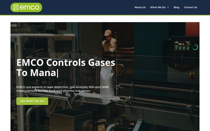 Screenshot of emcotechnologies.co.uk
