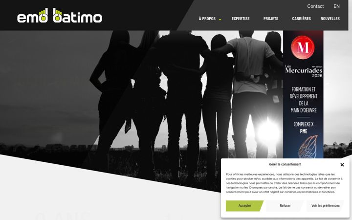 Captura de pantalla de emd-batimo.ca