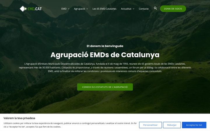Screenshot of emd.cat