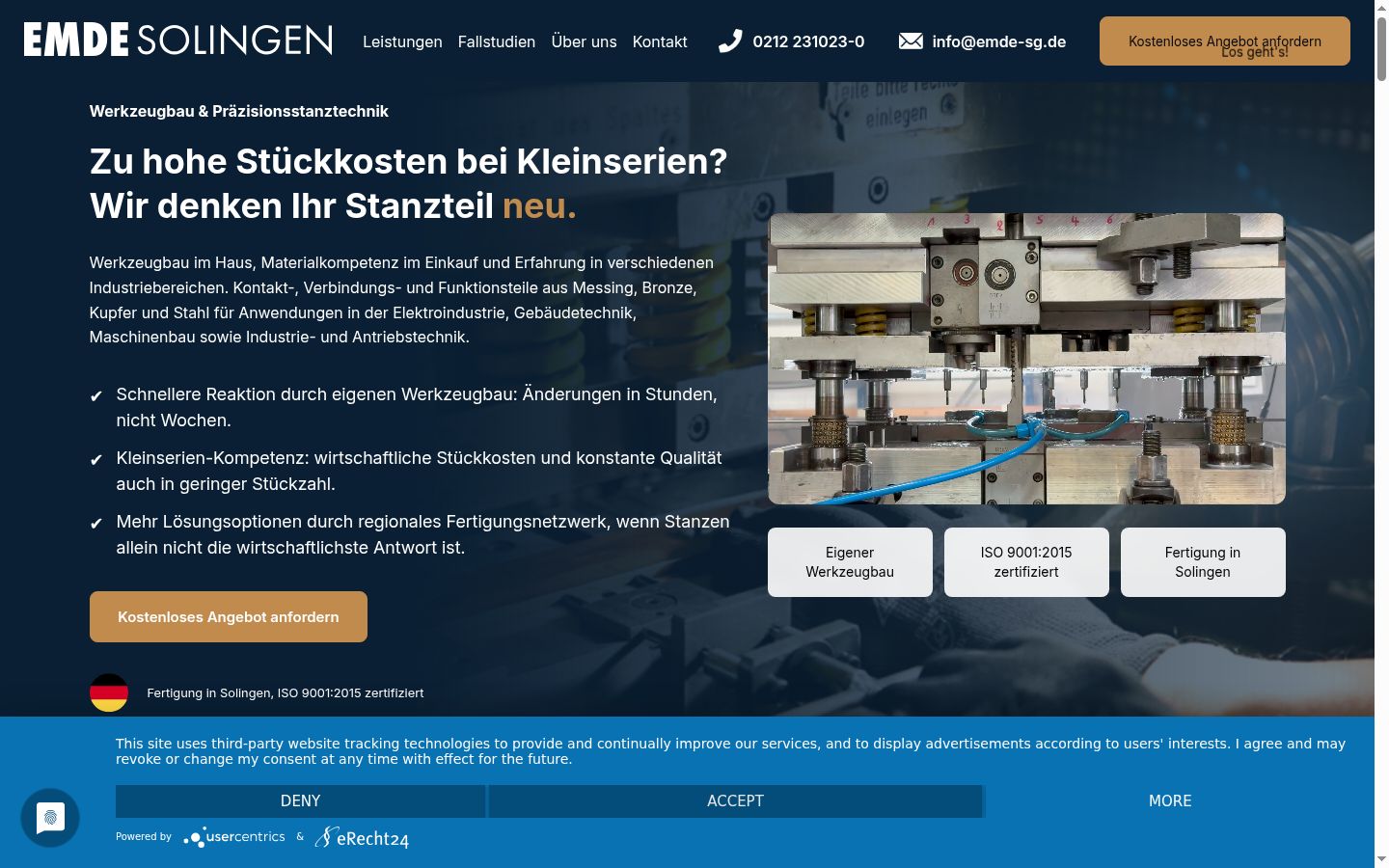Screenshot tal-banner tal-kunsens muri qabel kwalunkwe interazzjoni