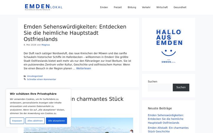 Snímek obrazovky emden-lokal.de