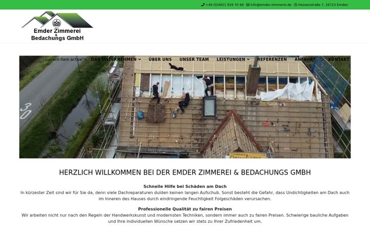 Screenshot of emder-zimmerei.de