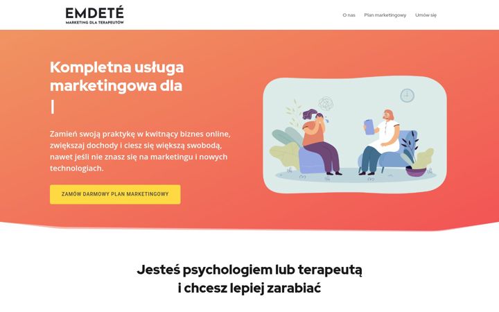 Snímek obrazovky emdete.pl