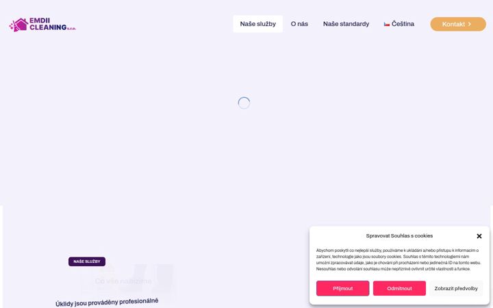 Screenshot of emdii-cleaning.com