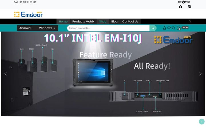 Screenshot stránky emdoor.gr