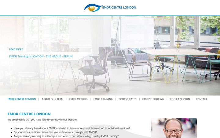 Snimka zaslona za emdr-centre-london.org
