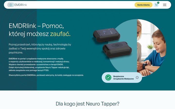 Snímek obrazovky emdrlink.pl