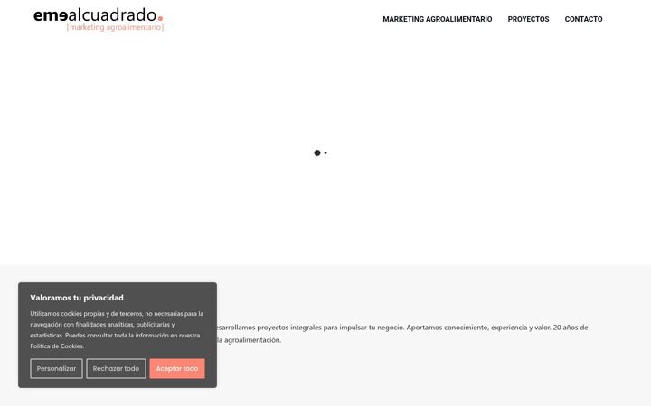Screenshot of emealcuadrado.es