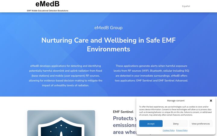 Screenshot of emedb.com
