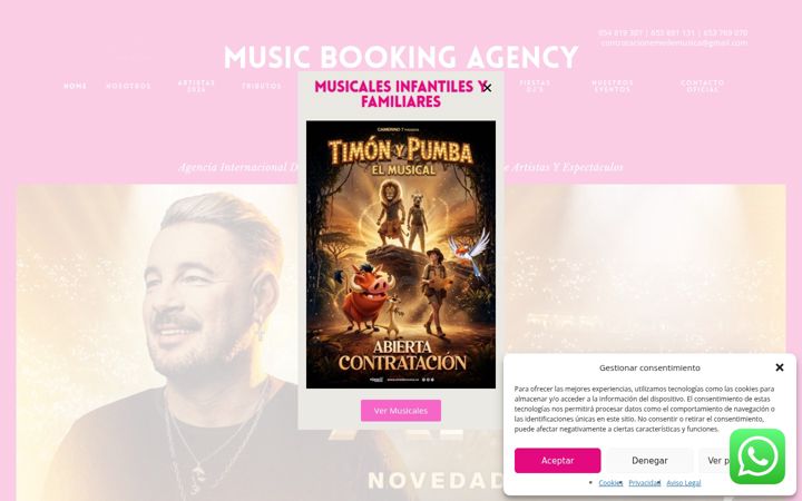 Screenshot of emedemusica.es