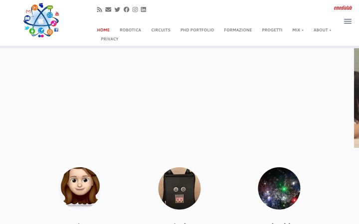 Screenshot of emedialab.it