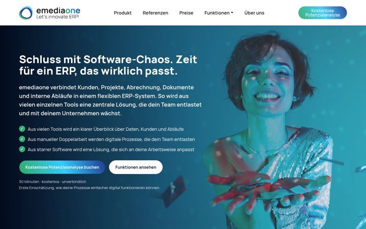 Screenshot of emediaone.de