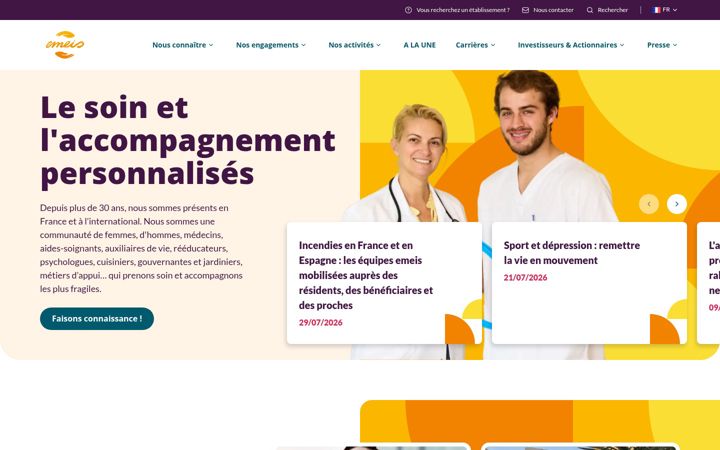 Screenshot of emeis-group.com