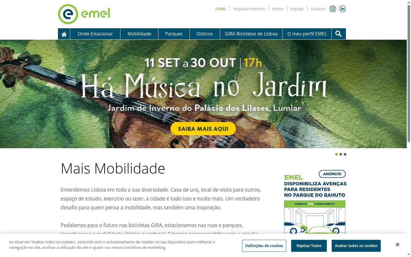 Screenshot tal-banner tal-kunsens muri qabel kwalunkwe interazzjoni