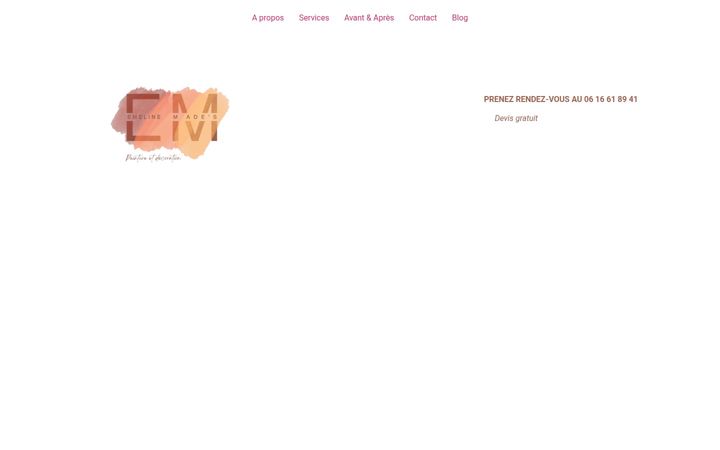Screenshot ta' emeline-made.fr