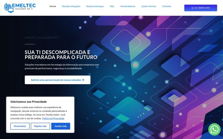 Екранна снимка на emeltec.com.br