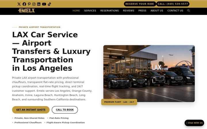 Screenshot of emelx.com
