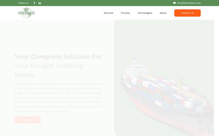 Screenshot of emendate.com
