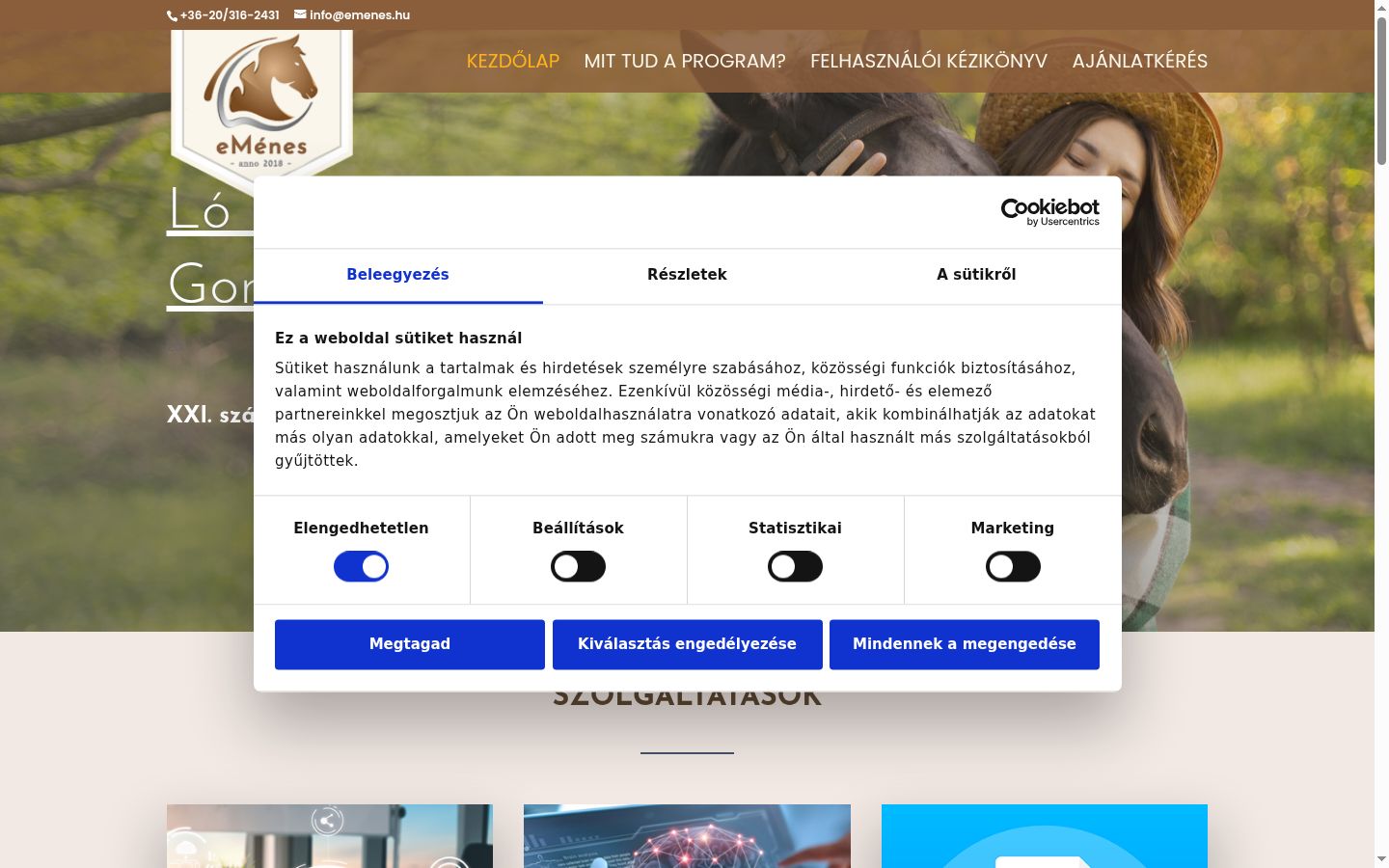 Screenshot tal-banner tal-kunsens muri qabel kwalunkwe interazzjoni