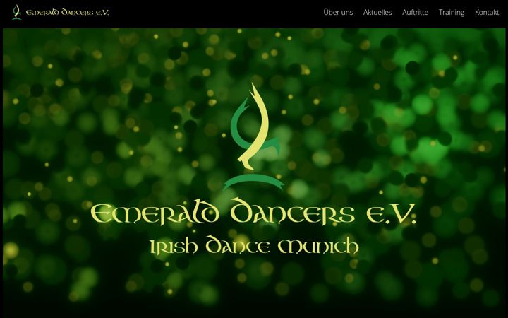 Screenshot of emerald-dancers.de
