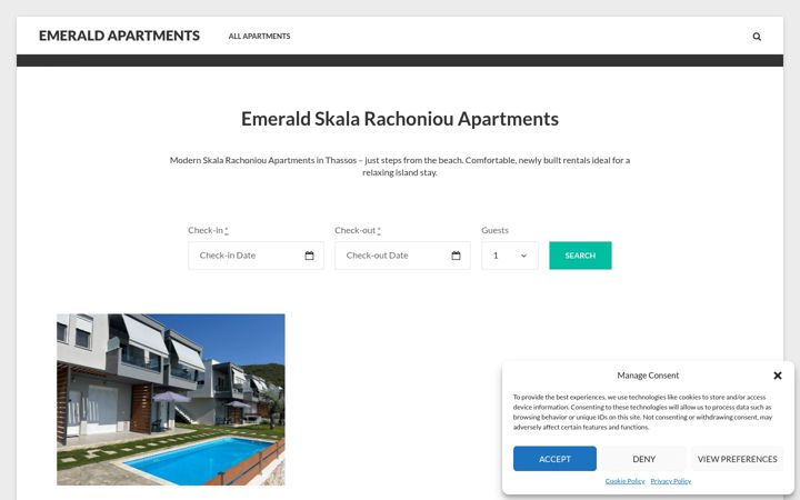 Screenshot of emerald-rachoniou.com