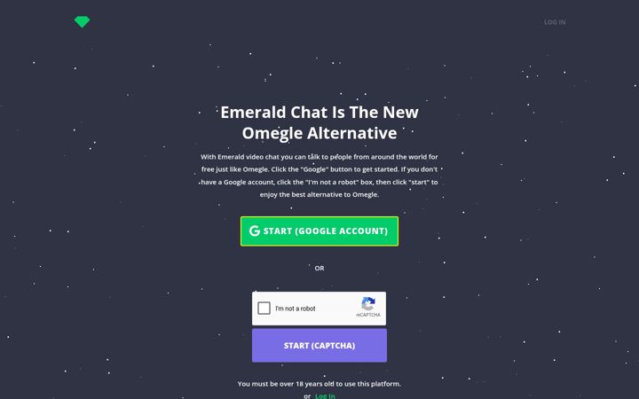 Skærmbillede af emeraldchat.com