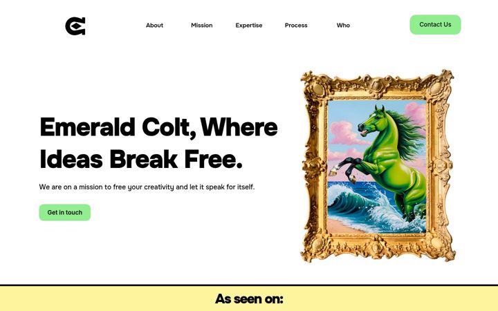 Screenshot of emeraldcolt.com