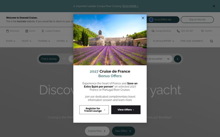 Képernyőkép: emeraldcruises.com.au