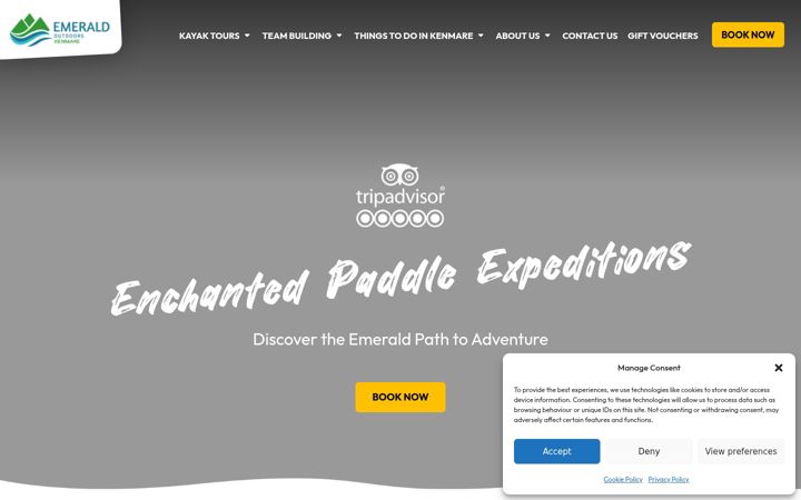 Screenshot of emeraldoutdoors.ie