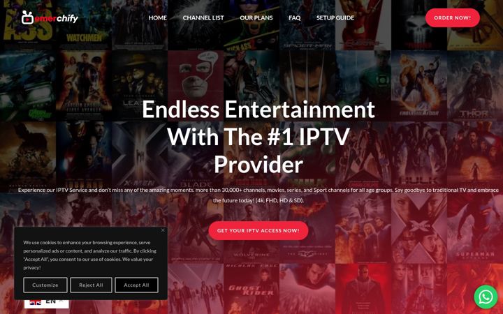 Screenshot of emerchify.com