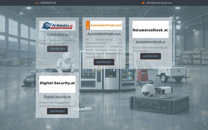 Screenshot of emere-group.com