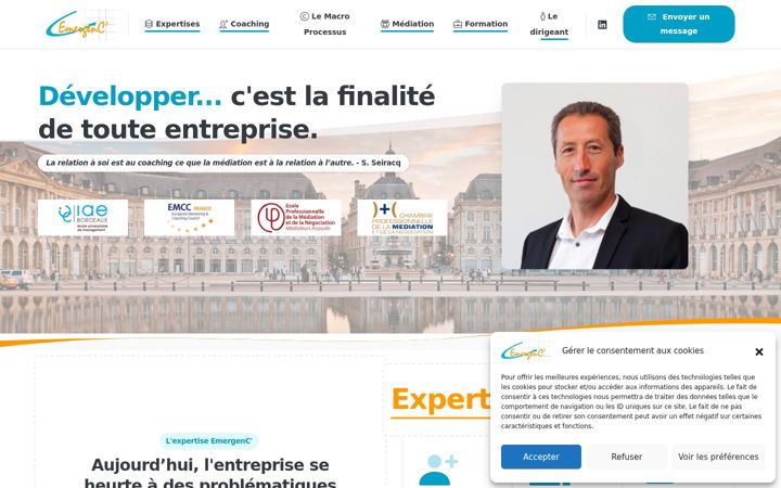 Screenshot ta' emergenc.fr