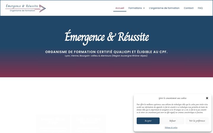 Screenshot ta' emergence-reussite.fr