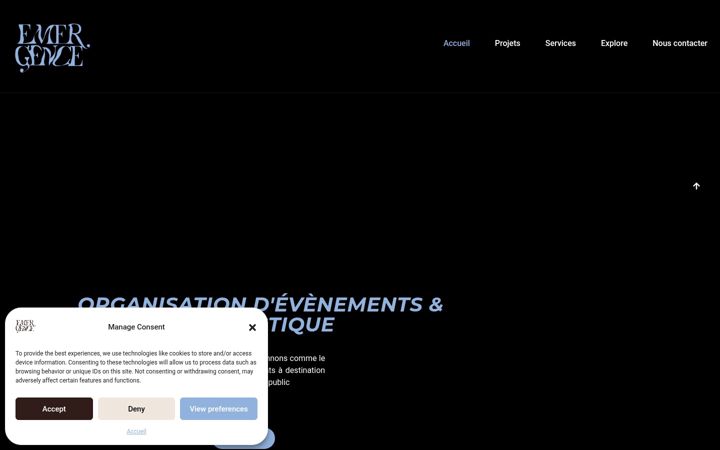 Screenshot of emergenceconcept.fr