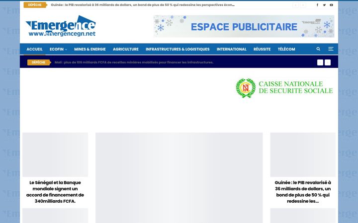 Screenshot of emergencegn.net