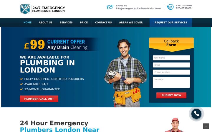 Screenshot von emergency-plumbers-london.co.uk